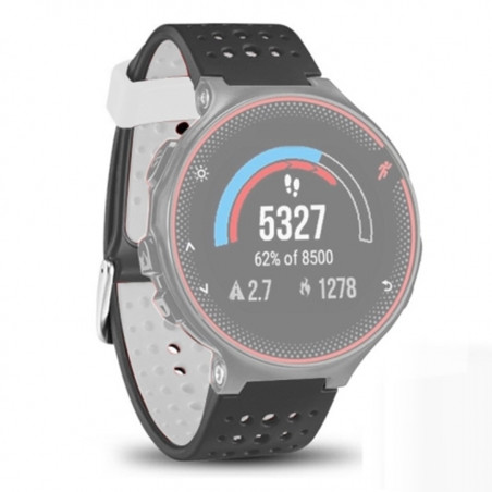 WATCHBAND GARMIN FORERUNNER 235 BLACK WHITE
