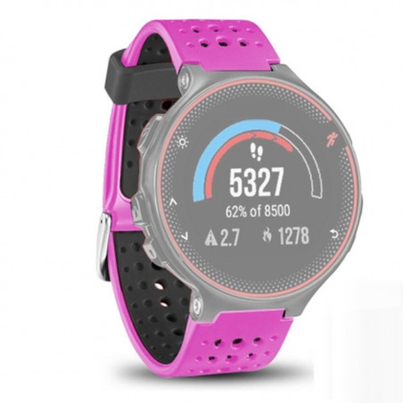 WATCHBAND GARMIN FORERUNNER 235 ROSE RED BLACK