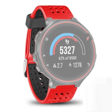 WATCHBAND GARMIN FORERUNNER 235 RED BLACK