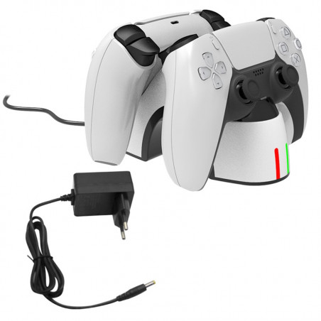 DOUBLE CHARGE DOCK WITH CHARGE EU PS5 CONTROLLER