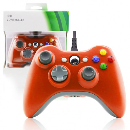 CONTROLLER WIRED XBOX 360 ORANGE
