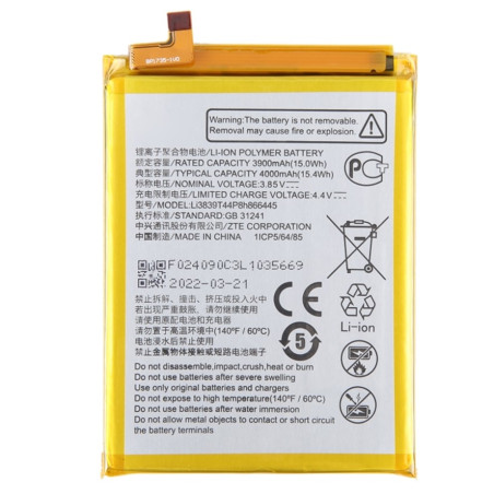 BATTERY ZTE Li3839T44P8H866445 ZTE BLADE A71
