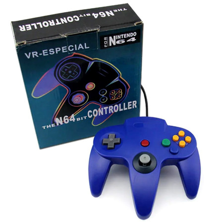 CONTROLLER NINTENDO 64 BLUE