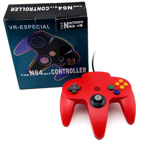 CONTROLLER NINTENDO 64 RED