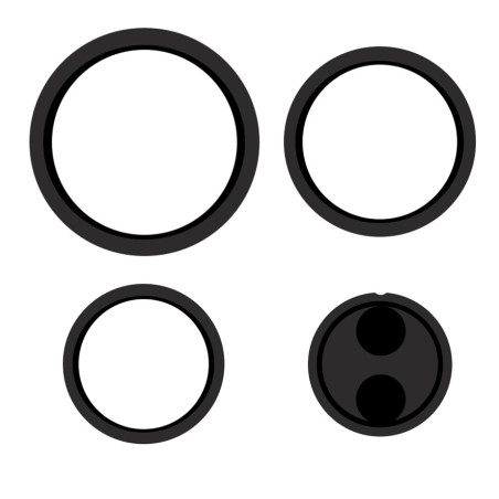 CAMERA GLASS MOTOROLA EDGE  SET 4 PCS 