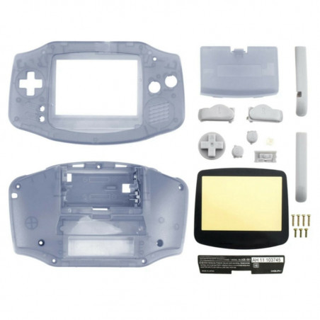 FULL HOUSING GAME BOY ADVANCE CLEAR / TRANSPARENT