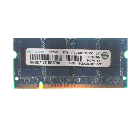 MEMORIA RAM 512MB 1Rx8 RAMAXEL